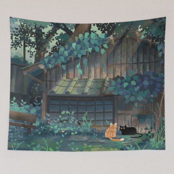 Item preview, Pixel Abandoned House designed and sold by PixelMaw Store.