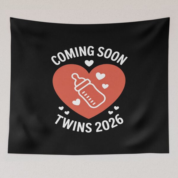 Item preview, Coming Soon Twins 2026 Baby Shower Mom Pregnancy Announce designed and sold by JulienAureo.