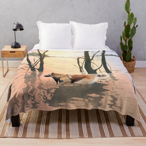 Item preview, Tervuren dog in lake at sunset designed and sold by JackieCorrado.