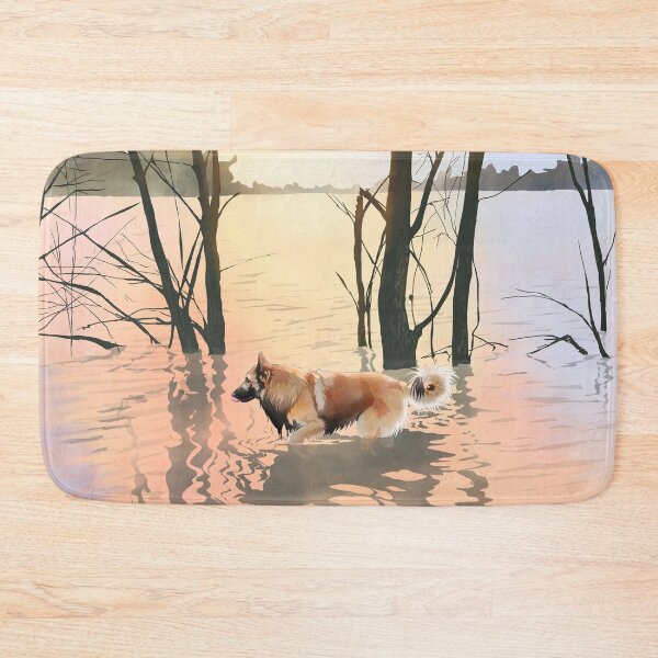 Artikelvorschau, Tervuren-Hund im See bei Sonnenuntergang entworfen und verkauft von JackieCorrado.