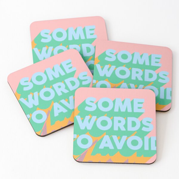 Item preview, SOME WORDS TO AVOID designed and sold by The Turbulent Architect.