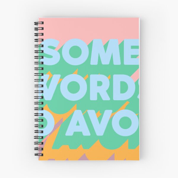 Item preview, SOME WORDS TO AVOID designed and sold by The Turbulent Architect.
