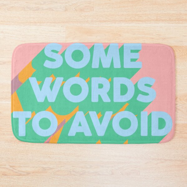 Item preview, SOME WORDS TO AVOID designed and sold by The Turbulent Architect.