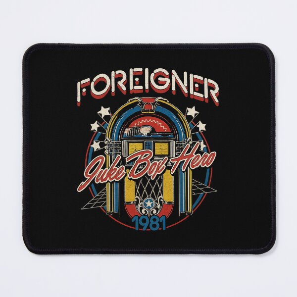 Item preview, Foreigner – Juke Box Hero 1981 (Vintage Machine Badge) designed and sold by ketttitisandnon.