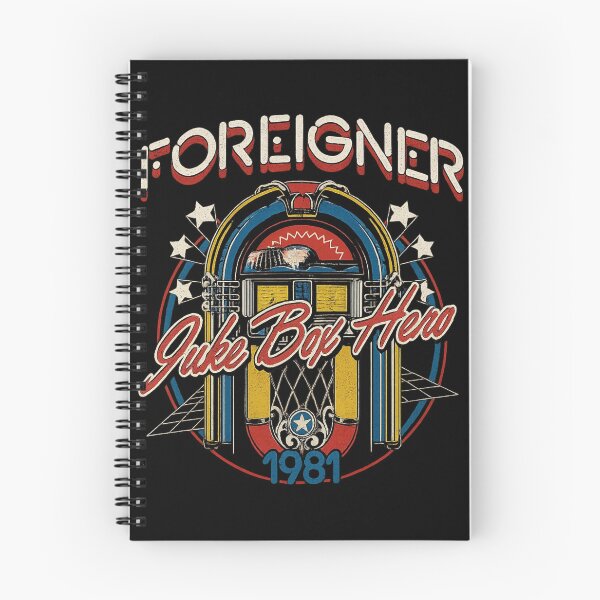 Item preview, Foreigner – Juke Box Hero 1981 (Vintage Machine Badge) designed and sold by ketttitisandnon.