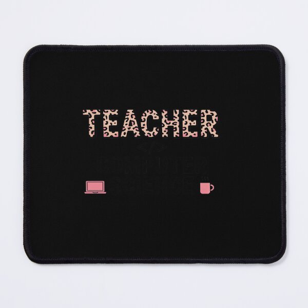 Item preview, Computer Science Teacher Leopard Adults Back to School 1 designed and sold by tabdejinti.
