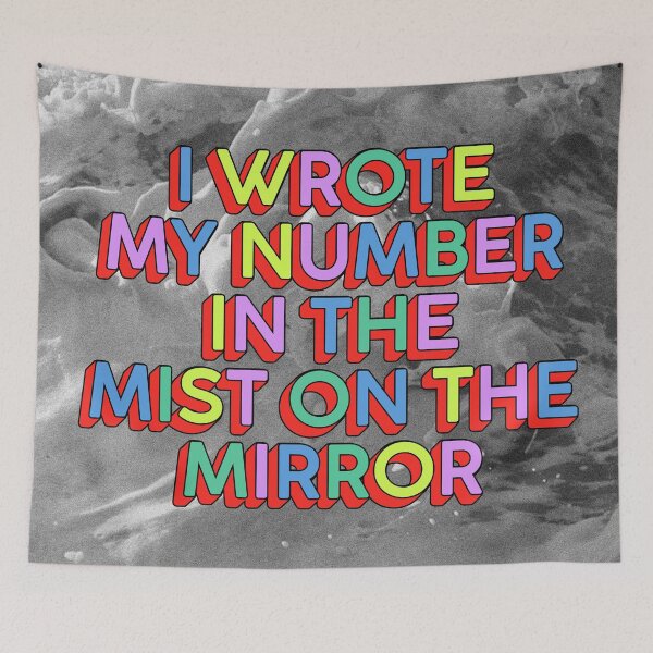 Item preview, I WROTE MY NUMBER IN THE MIST ON THE MIRROR designed and sold by The Turbulent Architect.