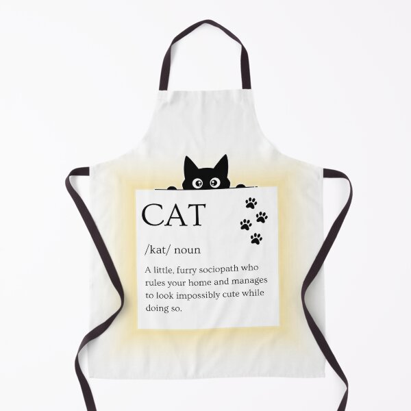Item preview, Funny Cat Definition – Cute Minimal Cat Wall Art designed and sold by FlowlineVibes.