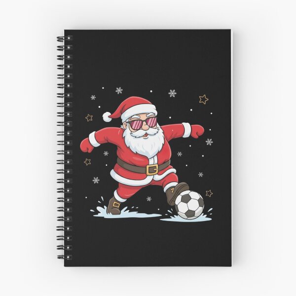 Item preview, Santa Playing Soccer Christmas T-Shirt designed and sold by TinaMDedrick.