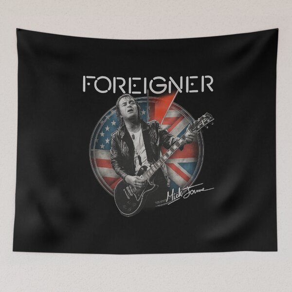 Item preview, Foreigner – Mick Jones Guitar Flags Circle designed and sold by ketttitisandnon.