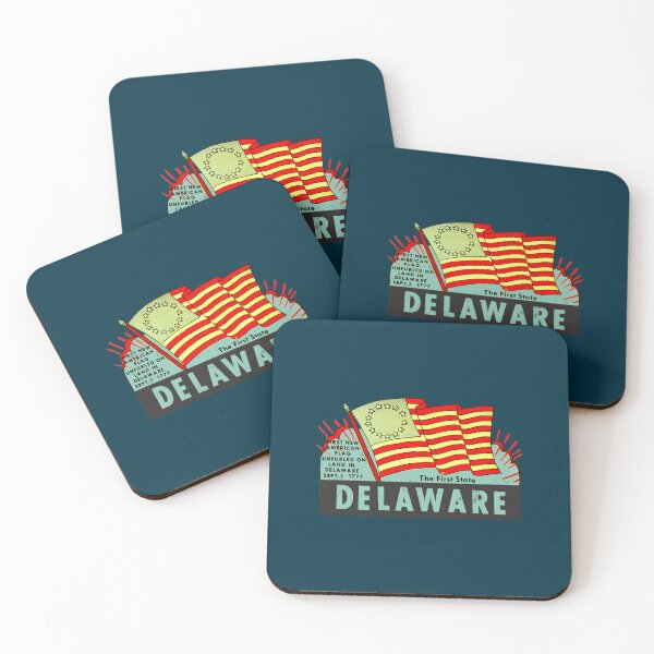 Item preview, Calcomanía vintage de viaje de Delaware, el primer estado designed and sold by welchretsproxa.