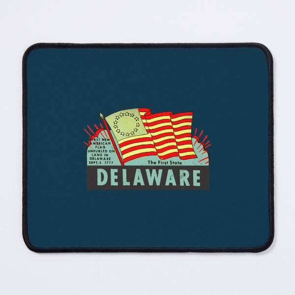 Item preview, Delaware The First State Vintage Travel Decal designed and sold by welchretsproxa.