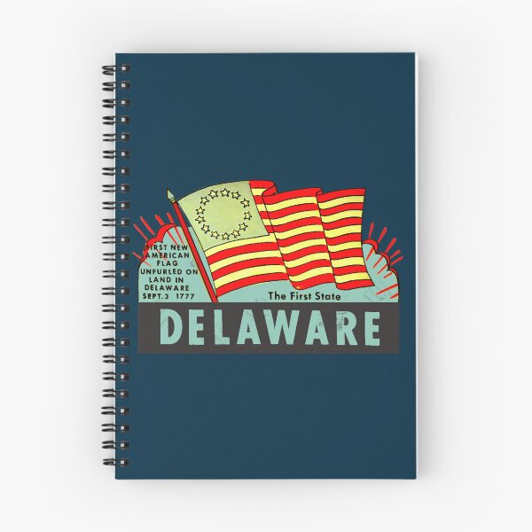 Item preview, Delaware The First State Vintage Travel Decal designed and sold by welchretsproxa.