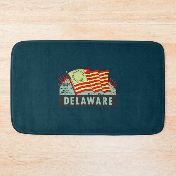 Item preview, Delaware The First State Vintage Travel Decal designed and sold by welchretsproxa.