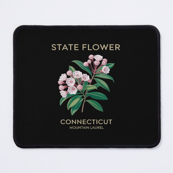 Item preview, Connecticut Territory Flower Kalmia Latifolia designed and sold by ticlitule.