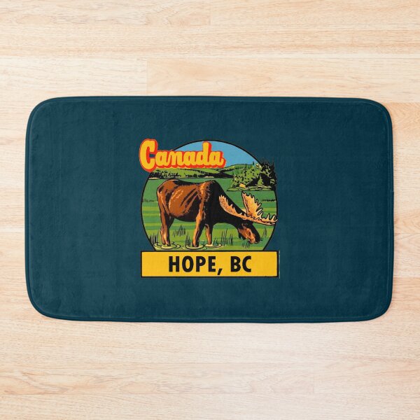 Item preview, Hope BC British Columbia Moose Vintage Travel Decal designed and sold by welchretsproxa.
