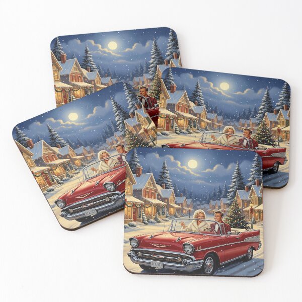 Item preview, Marilyn Monroe & James Dean's Holiday Drive: Red Convertible Christmas Getaway | Hollywood Holidays designed and sold by Art's Diner.