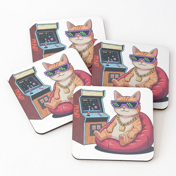 Item preview, Arcade Cat Boss designed and sold by MRMDesign90.