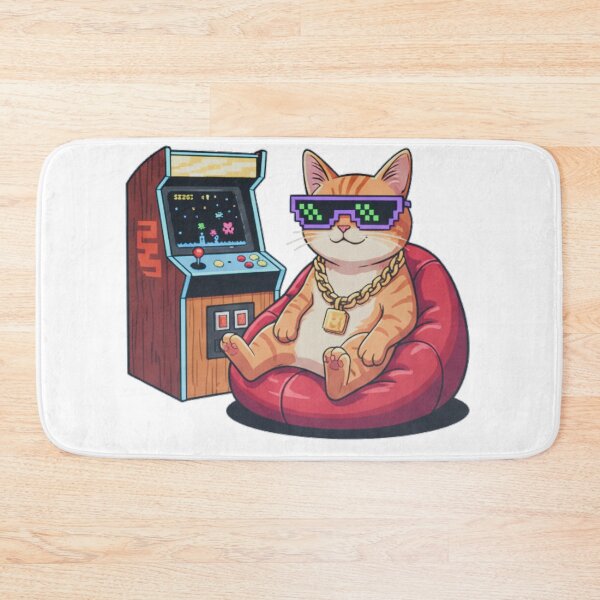 Item preview, Arcade Cat Boss designed and sold by MRMDesign90.