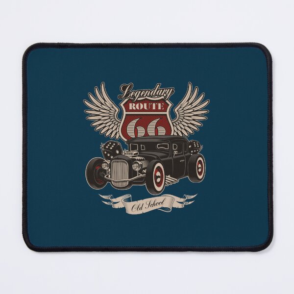 Item preview, Hot Rod RetroCar Rockabilly Route 66 Gift designed and sold by welchretsproxa.