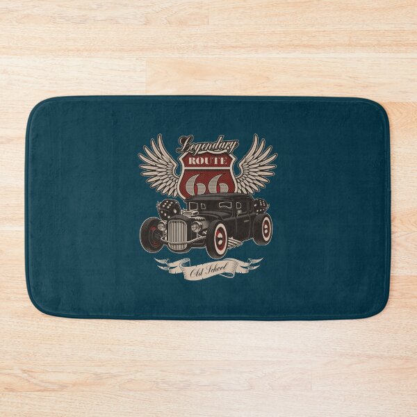 Item preview, Hot Rod RetroCar Rockabilly Route 66 Gift designed and sold by welchretsproxa.