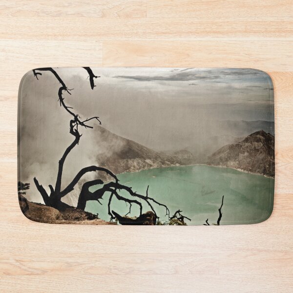 Item preview, Stunning view of the crater and the acidic lake designed and sold by franck380.