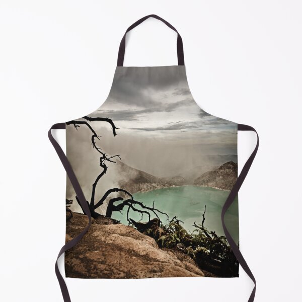 Item preview, Stunning view of the crater and the acidic lake designed and sold by franck380.