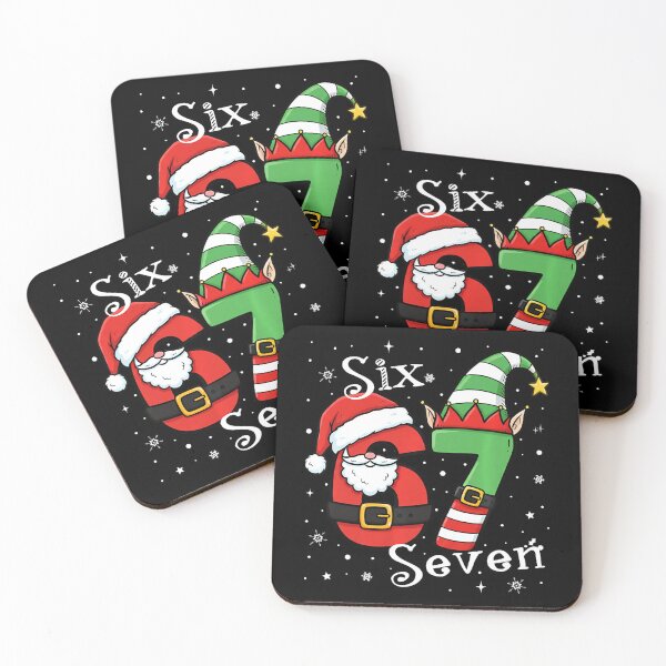 Item preview, Funny Six Seven 67 Meme 6 7 Elf Santa Christmas Pajamas Kids designed and sold by RosellaBalistre.