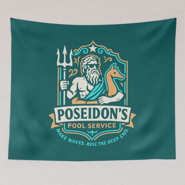 Item preview, Poseidon's Pool Service designed and sold by Coconautica.