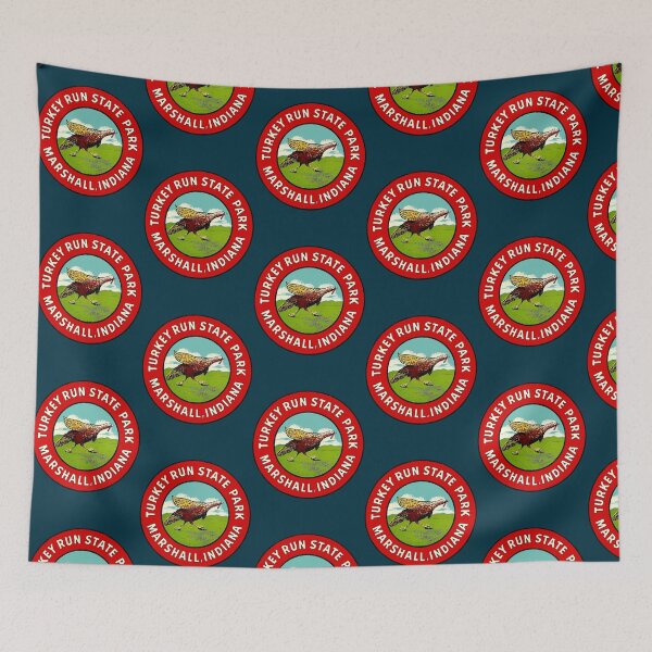 Item preview, Turkey Run State Park Vintage Travel Decal designed and sold by welchretsproxa.