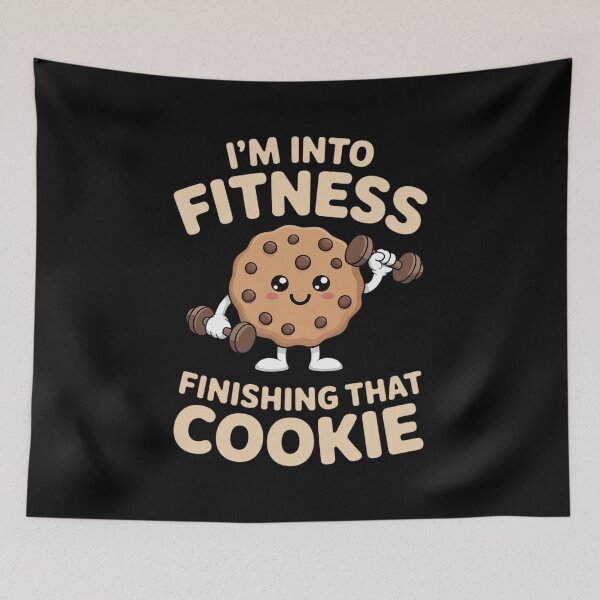 Item preview, Cookie Fitness Motivation Gym Lifting Dumbbell designed and sold by ticlitule.
