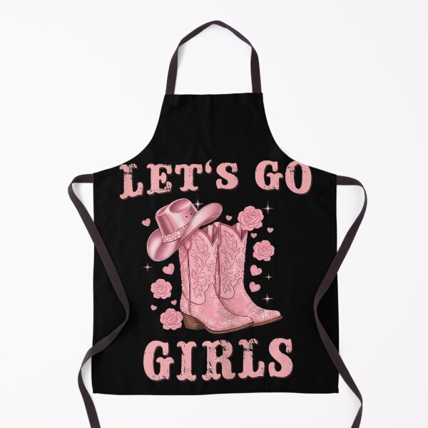 Item preview, Let's Go Girls Pink Cowgirl Boots Hat Western Bachelorette Party Design designed and sold by TiaraHans.