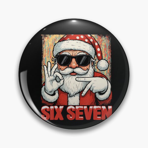 Item preview, Funny Six Seven Meme Christmas Cool Santa Saying 6 7 designed and sold by RosellaBalistre.