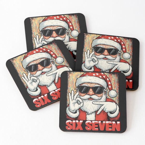 Item preview, Funny Six Seven Meme Christmas Cool Santa Saying 6 7 designed and sold by RosellaBalistre.