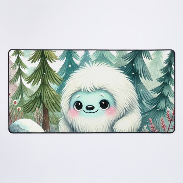 Item preview, Frosti the Gentle Yeti - Guardian of the Snowy Pines designed and sold by Dream Bloom Gallery.