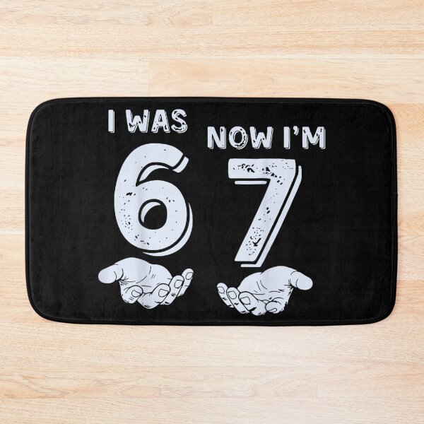 Item preview, I Was 6 Now I'm 7 Hands Funny Happy 7th Birthday Boy Girl Gift designed and sold by TiaraHans.