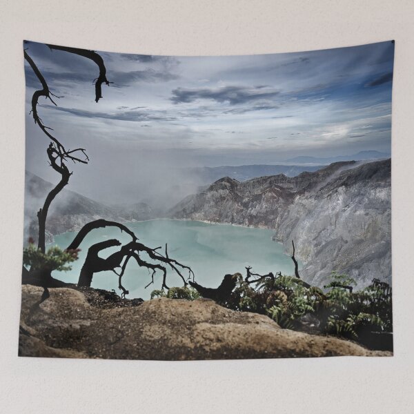 Item preview, Burnt roots facing the supernatural blue of the volcano designed and sold by franck380.