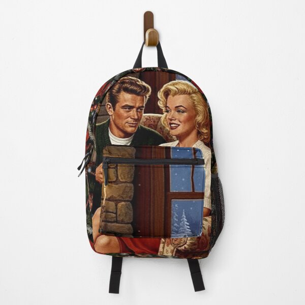 Item preview, Marilyn Monroe & James Dean: Cozy Fireside Christmas Cocoa | Hollywood Holidays designed and sold by Art's Diner.