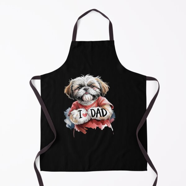 Item preview, I Love Dad Tattoo Shih Tzu Dad Funny Father's Day designed and sold by DrewLeuschke.