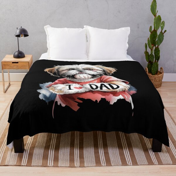 Item preview, I Love Dad Tattoo Shih Tzu Dad Funny Father's Day designed and sold by DrewLeuschke.