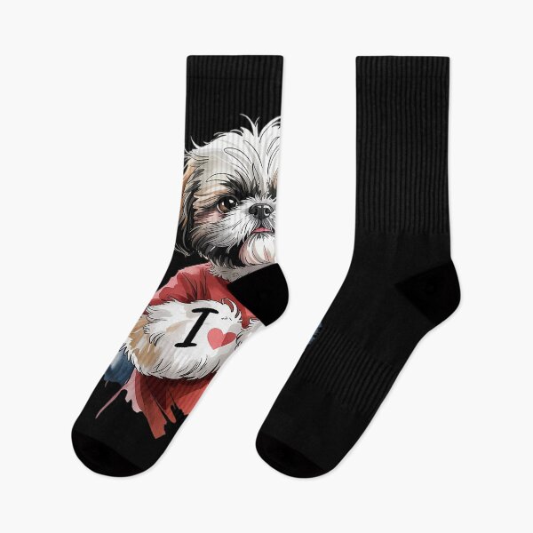 Item preview, I Love Dad Tattoo Shih Tzu Dad Funny Father's Day designed and sold by DrewLeuschke.