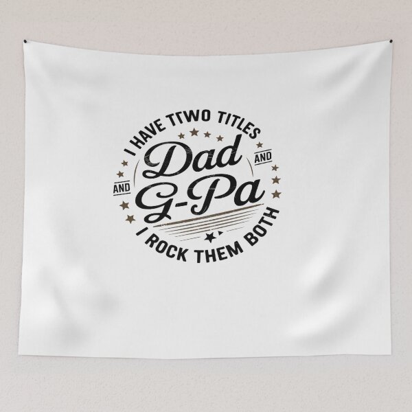 Item preview, I Have Two Titles Dad and G-Pa for Funny Grandpa designed and sold by VasilisLamArt.