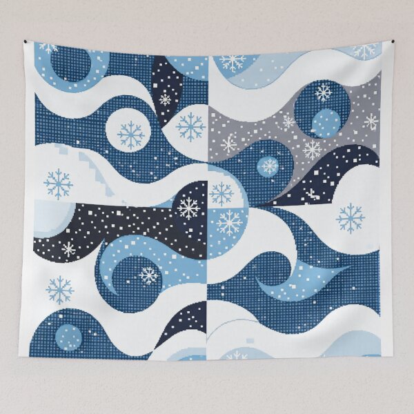 Item preview, 4 part snowy wonderland colorful winter design designed and sold by SmashingDeals.