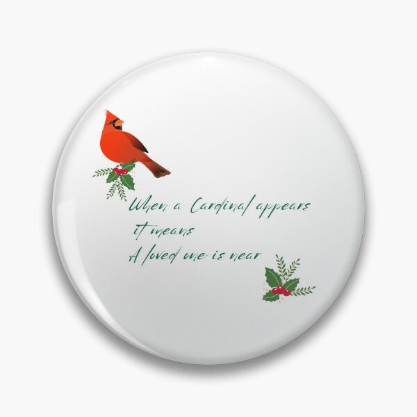 Item preview, A cardinal means a loved one is near designed and sold by RockyandMoonpie.