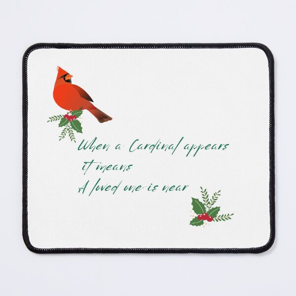 Item preview, A cardinal means a loved one is near designed and sold by RockyandMoonpie.
