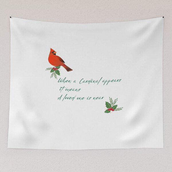 Item preview, A cardinal means a loved one is near designed and sold by RockyandMoonpie.