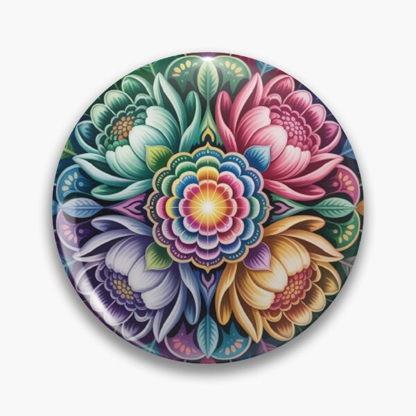 Item preview, spiritual mandala with  floral motif, designed and sold by Lilashakti ⭐️ ⭐️ ⭐️ ⭐️ ⭐️.