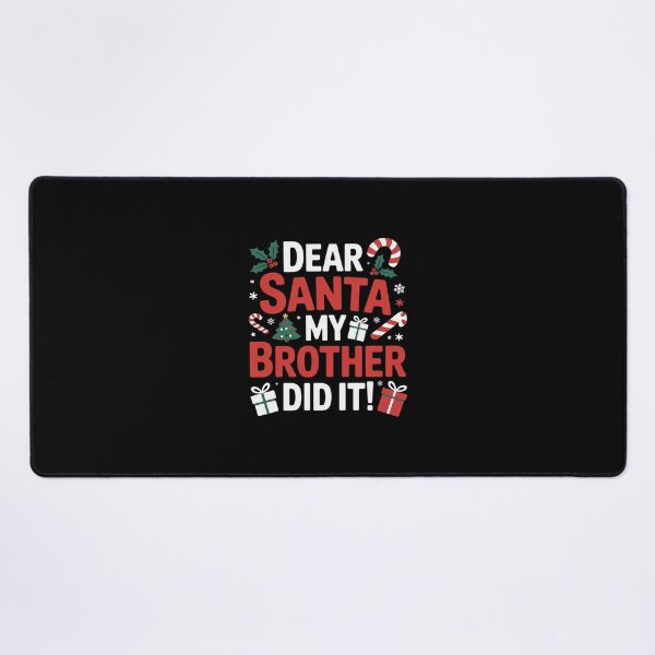 Item preview, Dear santa my brother did it for matching christmas sibling  designed and sold by Belkisallen.