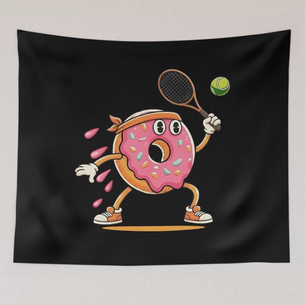 Item preview, Funny Donut Playing Tennis T-Shirt designed and sold by TinaMDedrick.