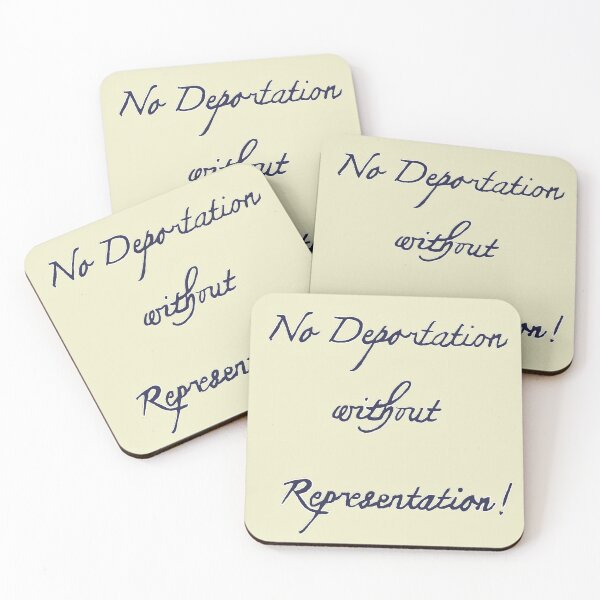 Item preview, No Deportation! designed and sold by Anne's Drawing and Design.